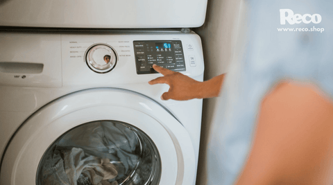 What are the 3 compartments in a washing machine drawer?
