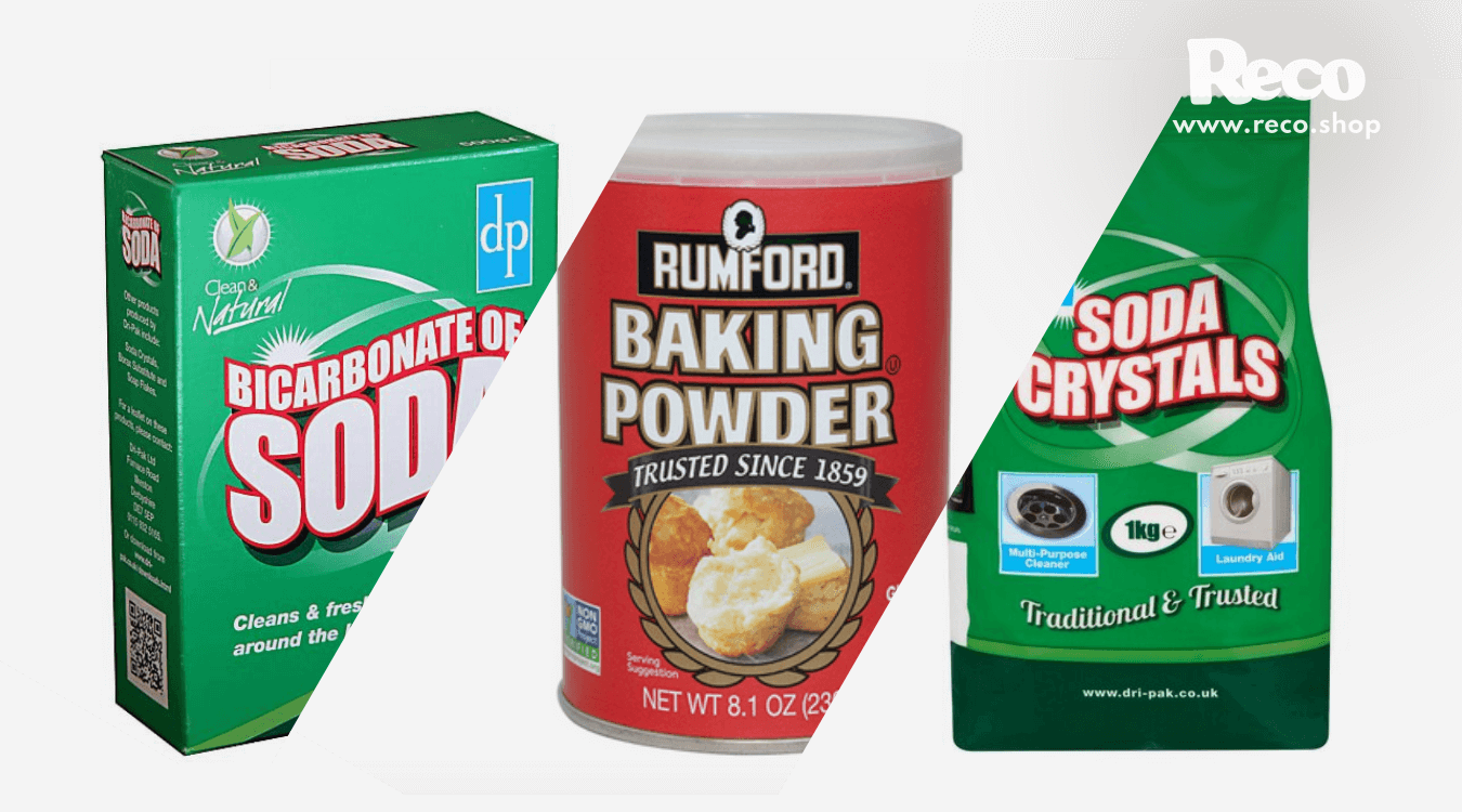 Bicarbonate of Soda vs Baking Powder vs Soda Crystals - Reco