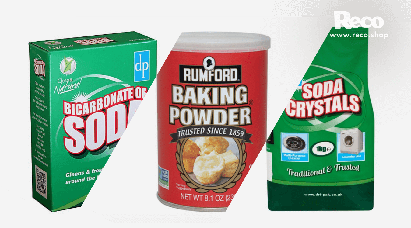 Bicarbonate of Soda vs Baking Powder vs Soda Crystals Reco