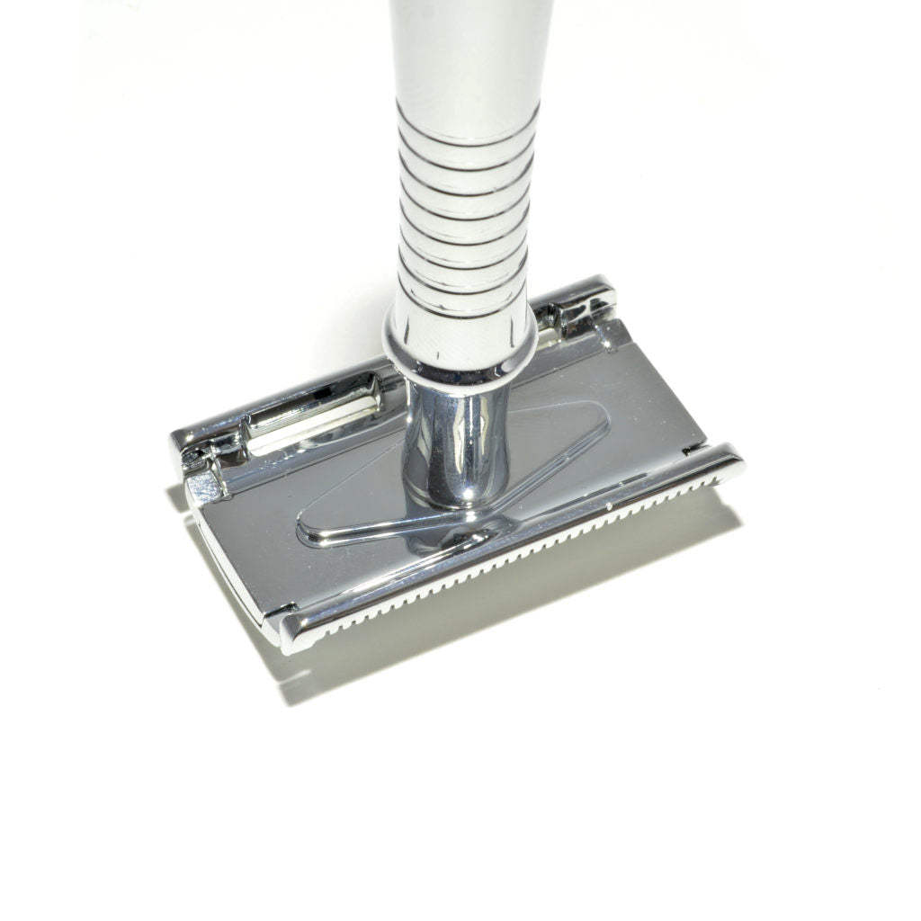 Reco 3R eco friendly double edge safety razor upside down